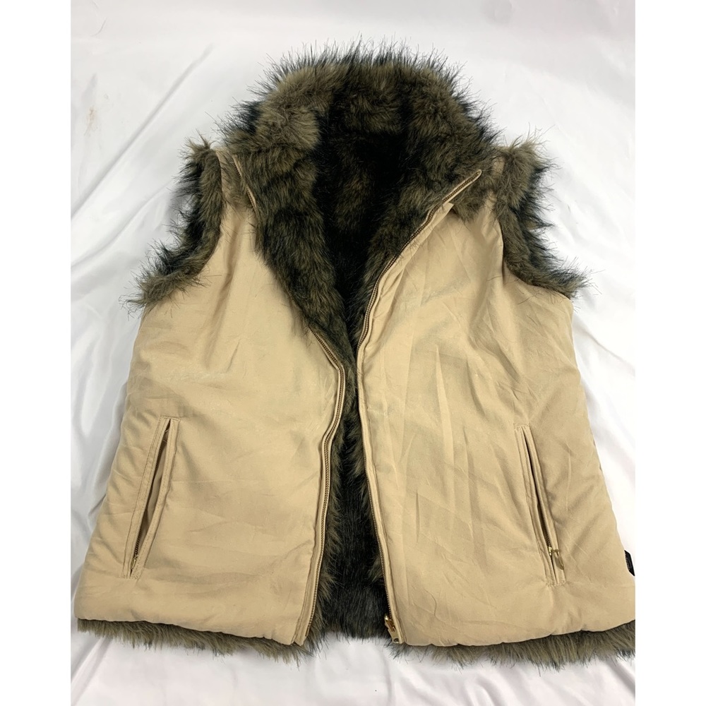 Obermeyer reversible fur vest
